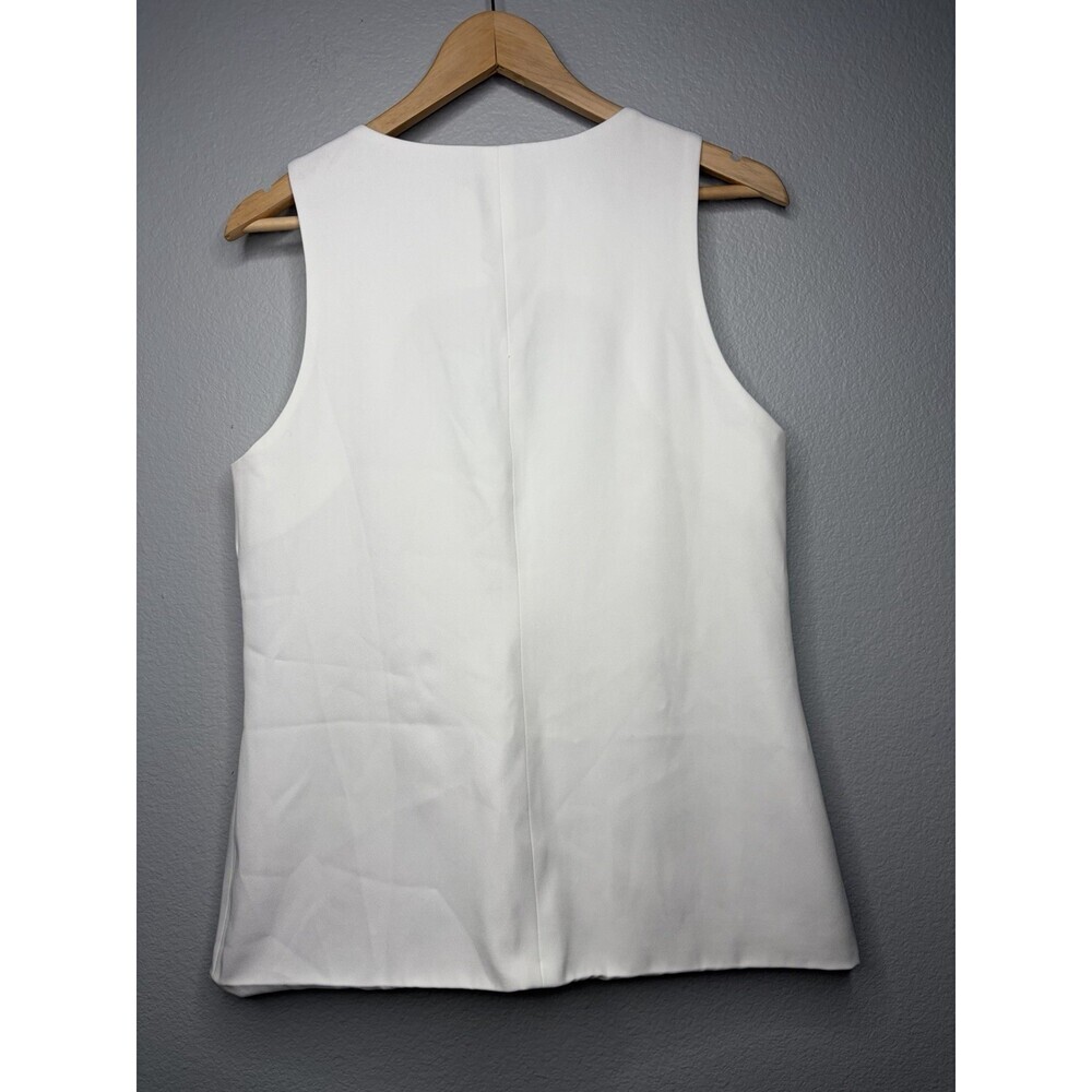 Princess Polly Women’s White Vest Top US 6/Medium V NeckLine - Picture 2 of 6